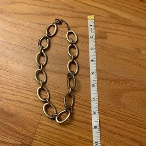 Bronzed Large Chain Necklace